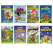 Kit Gibi Lendas do Folclore 8 Livros Ciranda Cultural