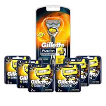 Kit Gillete Fusion ProShield com 01 aparelho + 12 Cargas - Gillette