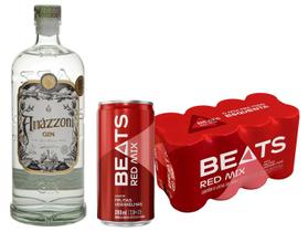 Kit Gin Amázzoni Tradicional 750ml + Beats