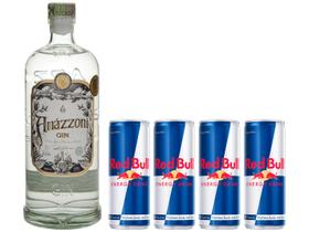 Kit Gin Amázzoni Tradicional 750ml + Bebida