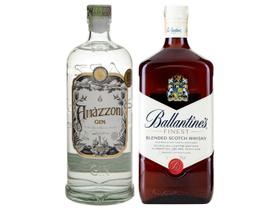 Kit Gin Amázzoni Tradicional 750ml + Whisky