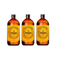 Kit Gin Apogee Citrus London Dry 1000ml 3 unidades