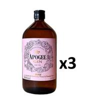 Kit Gin Apogee Rose London Dry 1000ml 3 unidades