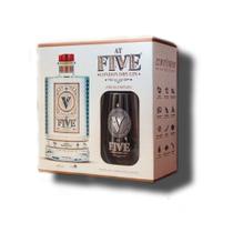 Kit Gin At Five Edição Limitada - 01 grrf Gin At Five London 750ml + 1 Copo Exclusivo - At Five Gin