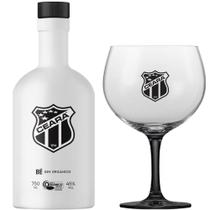 Kit Gin BË Ceará Garrafa Branca 750 ml com taça - GIN BË ORGÂNICO BEBIDAS