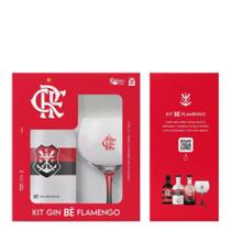 Kit Gin Be Flamengo Garrafa Branca