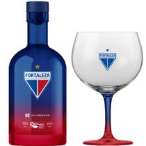Kit Gin BË Fortaleza Garrafa Degradê 750 ml com taça - GIN BË ORGÂNICO BEBIDAS