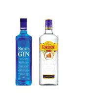 Kit Gin Gordon's 750ml e Nick's London Dry 1L