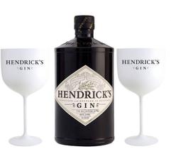Kit Gin Hendricks 750 ml + 2 Taças Personalizadas Kit Gin Hendricks 750 ml + 2 Taças Personalizadas