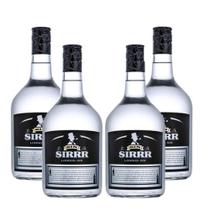 Kit gin London Sirrr 37,5%vol Caves da Mont. 700 ml c/ 4 un.