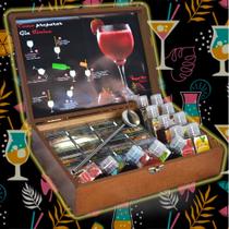 Kit Gin Mastery Collection - 12 Xaropes + 12 Especiarias para Gin + Colher canudo - RoyalBar
