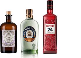 Kit Gin Plymouthl + Gin Monkey 47 + Gin Beefeater 24