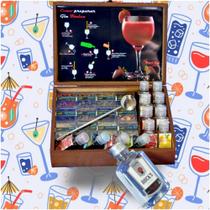 Kit Gin PRIME - 12 Especiarias para Gin + 12 Xaropes + Mini Gin + Colher canudo - RoyalBar