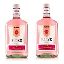 Kit Gin Rock'S Strawberry 1000Ml 2 Unidades