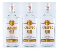 Kit Gin Seagers Dry 980ml 3 Unidades