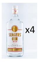 Kit Gin Seagers Dry 980ml 4 unidades - Stock