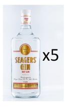 Kit Gin Seagers Dry 980ml 5 unidades - Stock