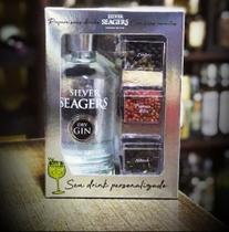 Kit Gin Silver Seagers London Dry 750ml + Especiarias drinks