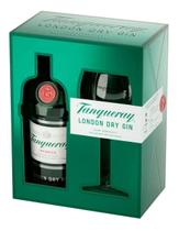 Kit Gin Tanqueray London Dry 750ml + 1 Taça Vidro Exclusiva