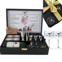 Kit Gin Tonic Tanqueray+ Especiarias+medidor/colher + Xarope mais completo do mercado - THE DRINK PREMIUM BOX