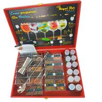 Kit Gin Tônica Especiarias para Gin e Drinks, Xarope, Colher, Dosador, Pegador, Caixa MDF