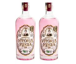 Kit Gin Vitória Régia Rosé Orgânico London Dry 750ml 2uni