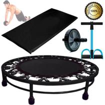 Kit Ginástica Jump+Roda+Colchonete+Extensor