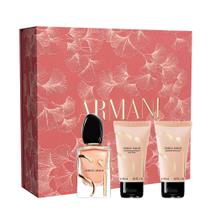 Kit Giorgio Armani Coffret Sí EdP Intense Feminino 50ml + BL 50ml + SG 50ml Kit Giorgio Armani Coffret Sí EdP Intense Feminino 50ml + BL 50ml + SG 50ml