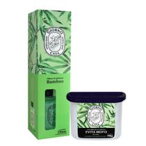 Kit Giorno Casa Sentire Bene Bamboo Difusor e Desumidificador de Ambientes (2 produtos) Kit Giorno Casa Sentire Bene Bamboo Difusor e Desumidificador de Ambientes (2 produtos)