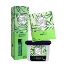 Kit Giorno Casa Sentire Bene Bamboo Difusor Sachê e Desumidificador de Ambientes (3 produtos) Kit Giorno Casa Sentire Bene Bamboo Difusor Sachê e Desumidificador de Ambientes (3 produtos)