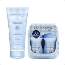 Kit Giovanna Baby: 2 Desodorante Roll-on e Loção Hidratante Blue Kit Giovanna Baby: 2 Desodorante Roll-on e Loção Hidratante Blue