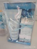 Kit giovanna baby blue hidratante 200ml + colonia 20ml +sabonete 90g