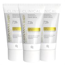 Kit Giovanna Baby Clinical Blanc Vanilla: 3 Desodorantes Creme Serúm 60g