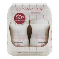 KIT Giovanna Baby Desod Roll-On Baby Blanc Vanilla 50ml (2 unidades)