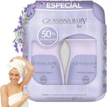Kit Giovanna Baby Lilac Roll-On Desodorante Antitranspirante Loção Splash Colonia Rollon