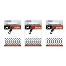 Kit Girador Para Pesca Marine Sports BRS Nickel Cartela nº 7 14 5/0 125 Peças Kit Girador Para Pesca Marine Sports BRS Nickel Cartela nº 7 14 5/0 125 Peças