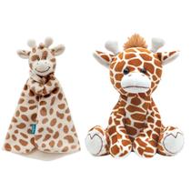 Kit Girafinha de Pelúcia com Naninha Girafa para Bebês BUBA Kit Girafinha de Pelúcia com Naninha Girafa para Bebês BUBA