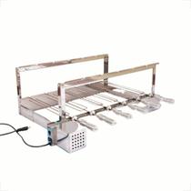 Kit giratorio para churrasqueira wr stell inox 6 espetos bivolt 72x29x46.5 esq Kit giratorio para churrasqueira wr stell inox 6 espetos bivolt 72x29x46.5 esq