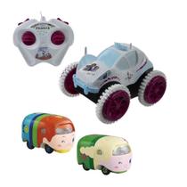 Kit Giro Gelado - Frozen + Tsum Die Cast - Anna + Elsa - Candide