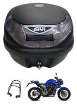 Kit Givi Bau E30Nt + Suporte Sr2137 Yamaha Fazer 250 2018-20