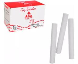 Kit Giz Branco Para Quadro Negro Escolar 40 Caixas Com 64 Unidades Cada