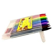 Kit Giz De Cera Apagavel 12 Cores Kaz