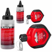 Kit Giz De Linha Marcacao Kit 30m Vermelho 848559 2 Un - Mtx Kit Giz De Linha Marcacao Kit 30m Vermelho 848559 2 Un - Mtx