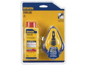 Kit Giz de Linha Marcador e Refil 30m Irwin 64495 - Vermelho Kit Giz de Linha Marcador e Refil 30m Irwin 64495 - Vermelho
