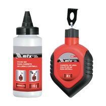 Kit Giz de Linha Vermelho 30mts - Mtx Kit Giz de Linha Vermelho 30mts - Mtx