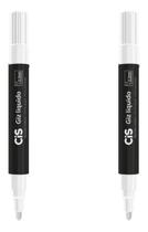 Kit Giz Líquido Branco Cis 2 Unidades Kit Giz Líquido Branco Cis 2 Unidades