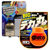 Kit Glaco big + Glass Refresh Soft99 Cristalizador Removedor
