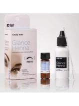 Kit glance henna preto 3,5 g delineador de sobrancelhas Kit glance henna preto 3,5 g delineador de sobrancelhas