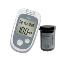 Kit Glicemia 1 Medidor Ok Pro Diabete Digital + 1 Frasco De Tiras Ok Pro C/50 Un