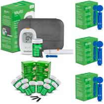 Kit glicocheck care plus 310 tiras + 300 lanceta multi saúde